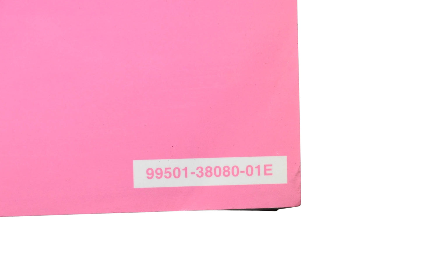 OEM Suzuki 99501-38080-01E VL800 Supplementary Service Manual