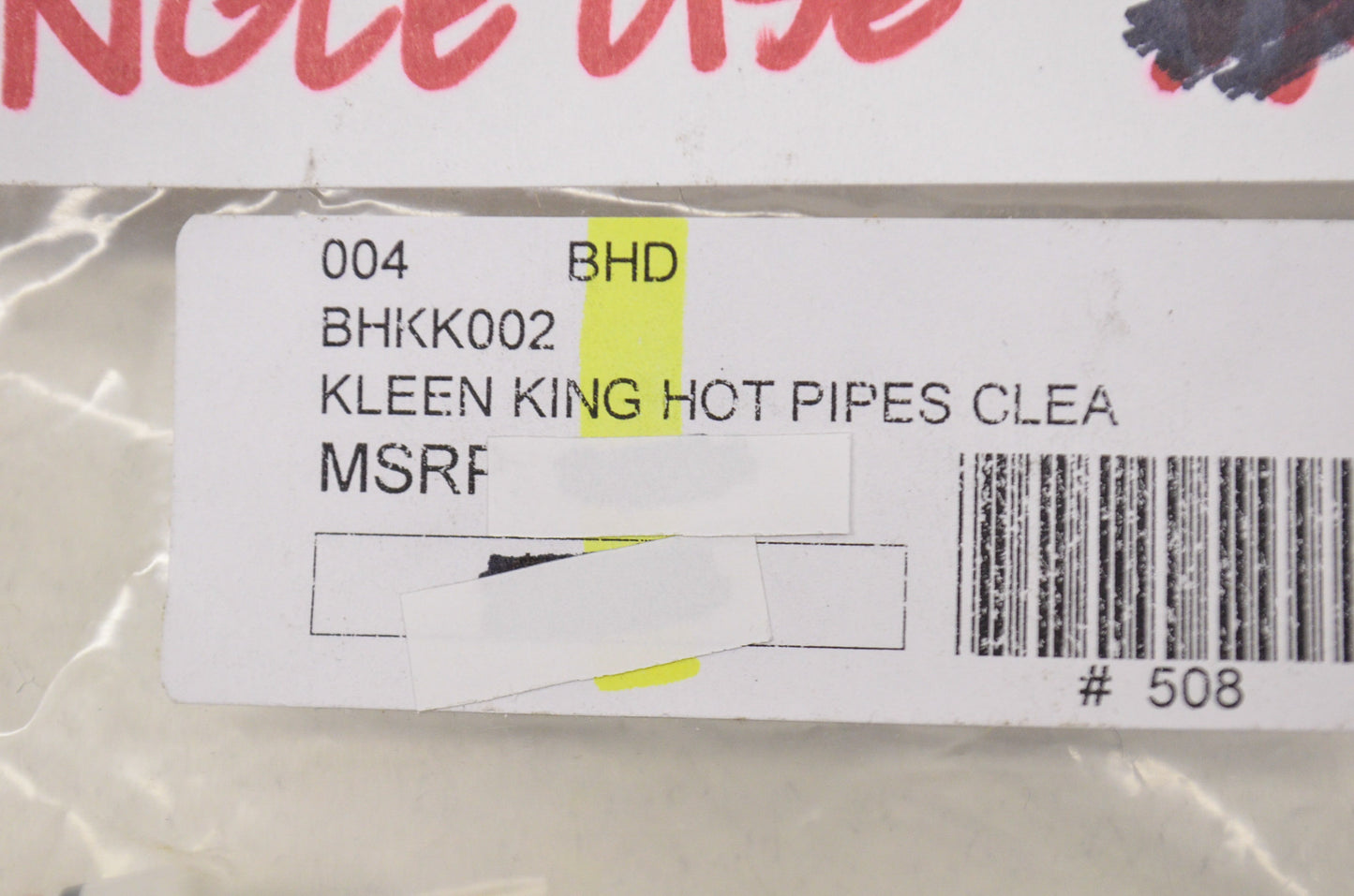 New Kleen King Hot Pipes Cleaner Sampler Size Tubes .17oz QTY 2