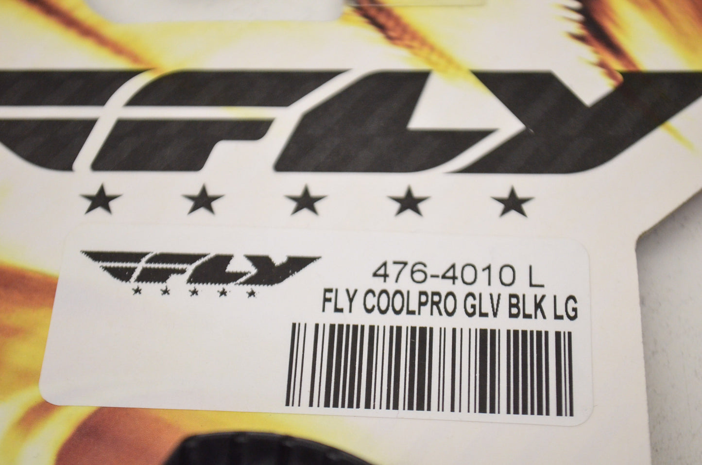 New Fly Racing Black Mesh Coolpro Gloves Men's L Sz 10