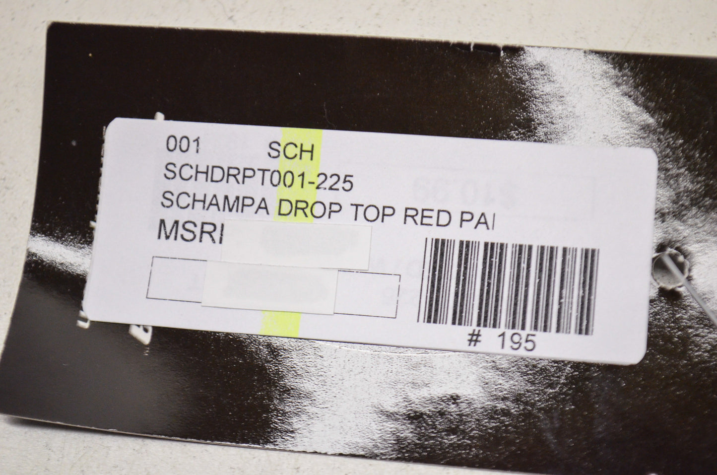 Schampa DRPT001-225 Drop Top Headband Red Paisley NOS
