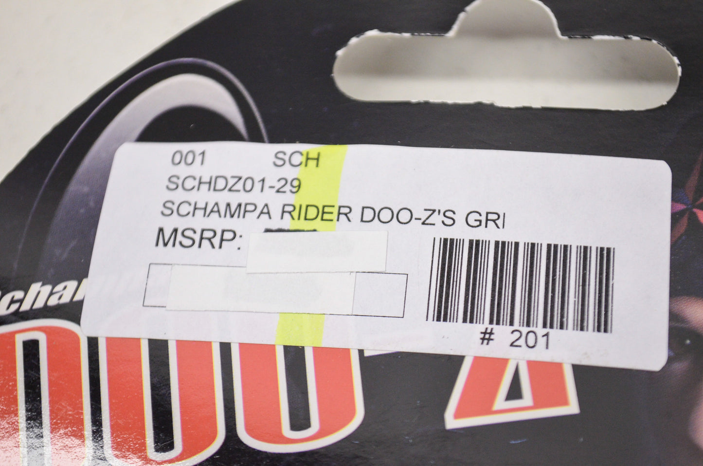 New Schampa Rider Doo Z Headband Black W/ Green Flames