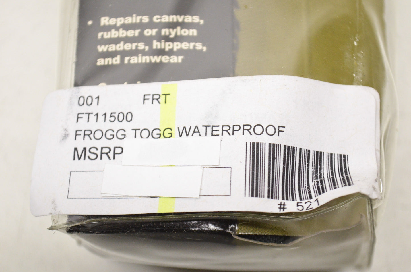 New Frogg Toggs Waterproof Repair Kit