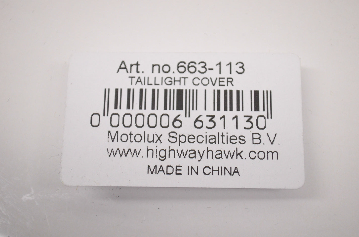 New Highway Hawk Taillight Cover Suzuki M109