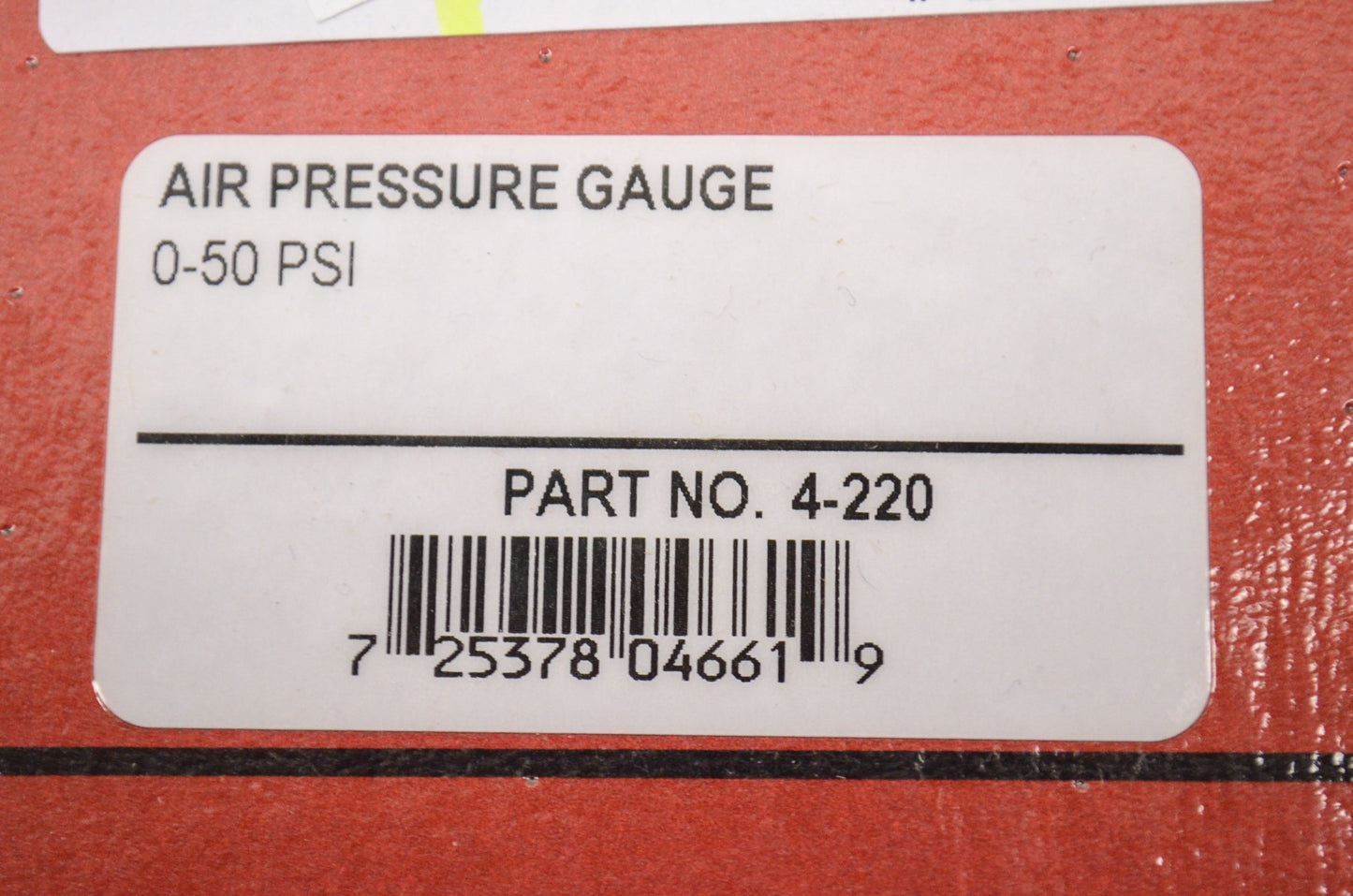 New Show Chrome Air Pressure Gauge 0-50 PSI