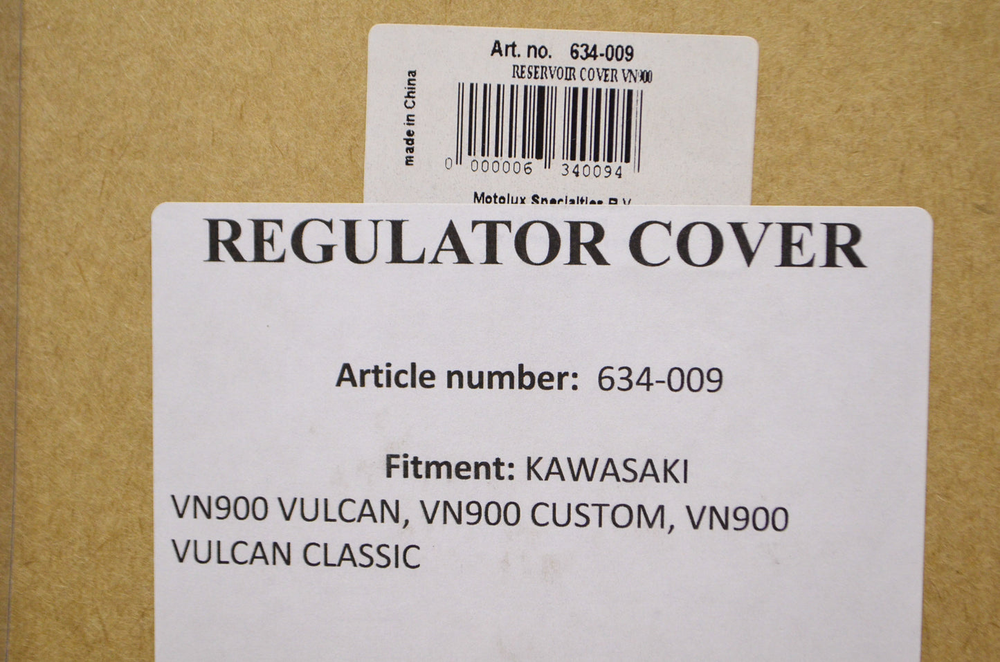 Highway Hawk 634-009 Regulator Reservoir Cover Kawasaki VN900 Vulcan NOS
