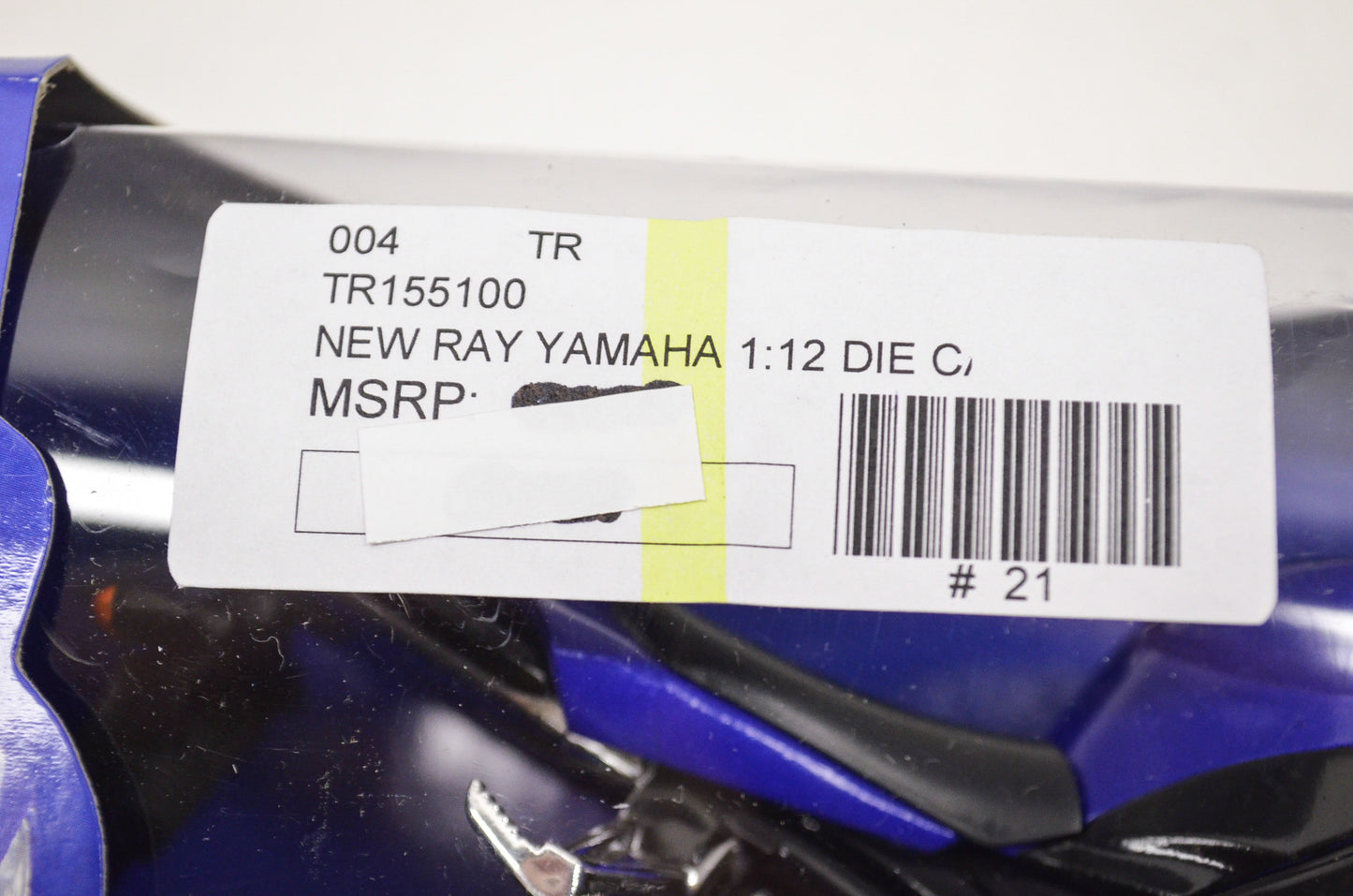 New NewRay Yamaha Street Bike YZF R1 Model 1:12 Die Cast