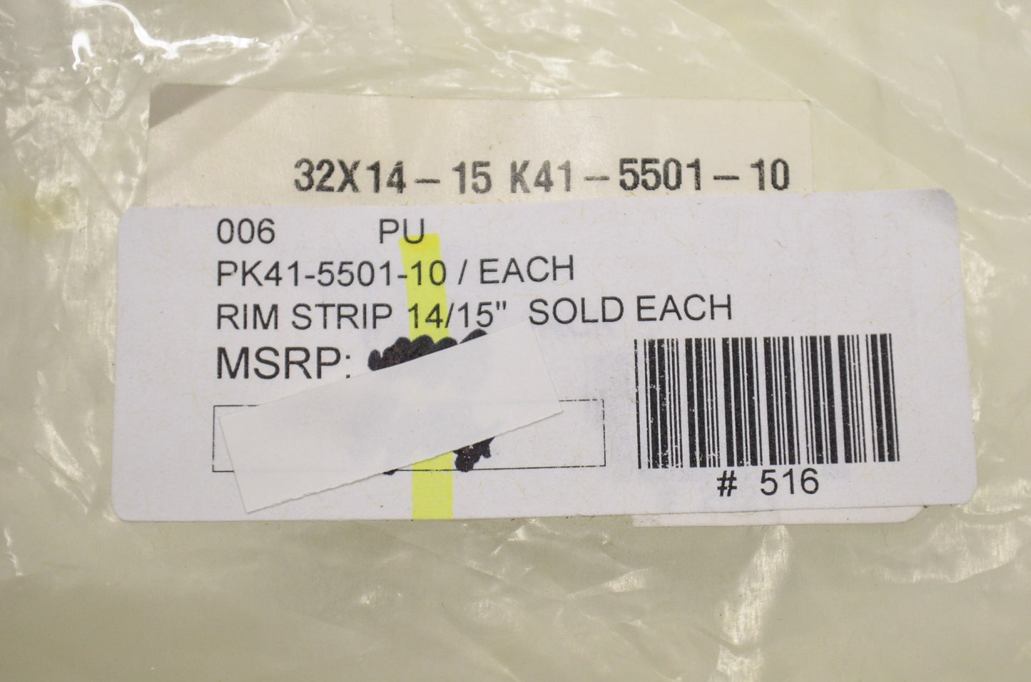 New Kenda Rim Strips QTY 3 32'
