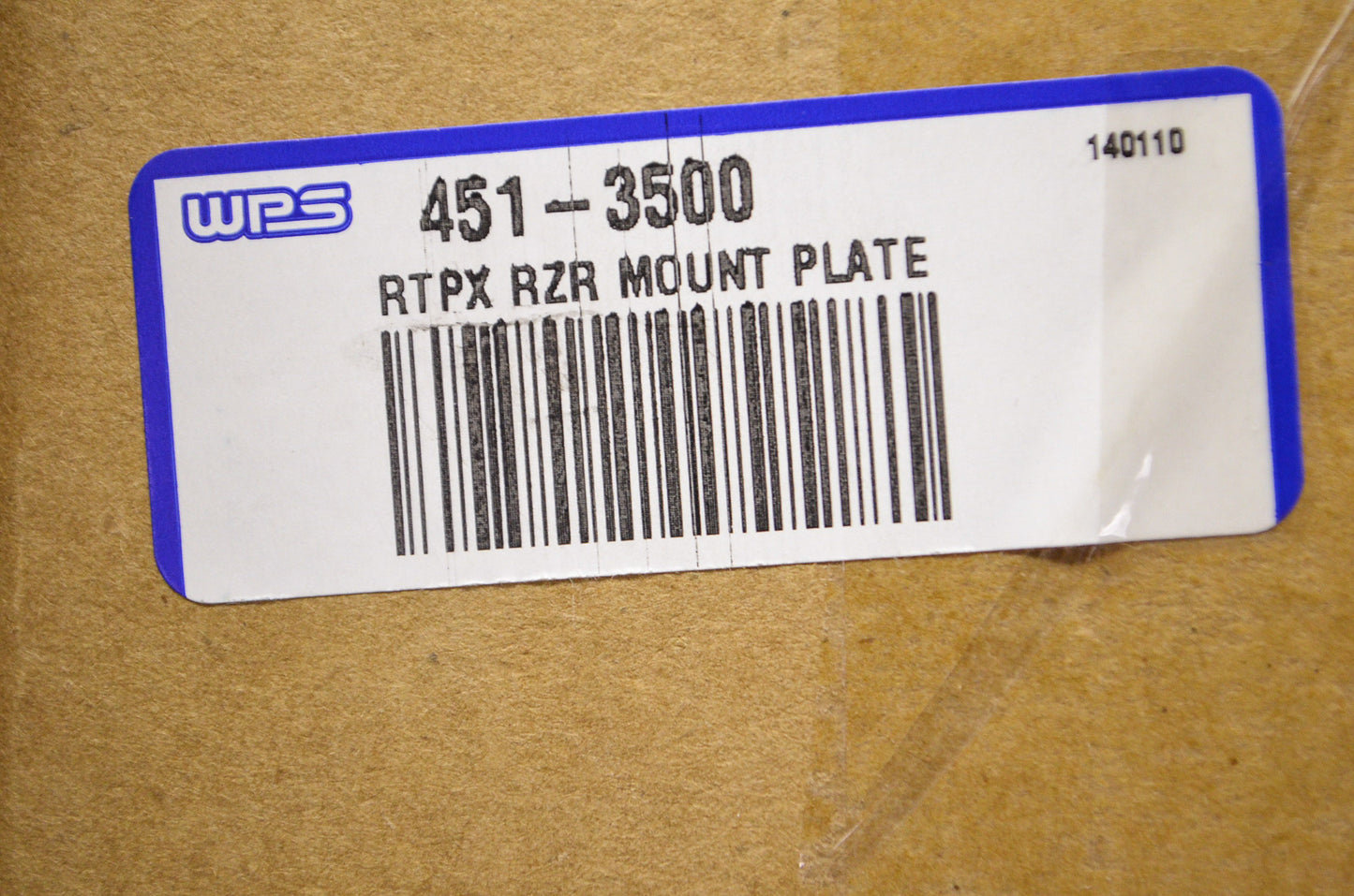 New Rotopax RZR Plate