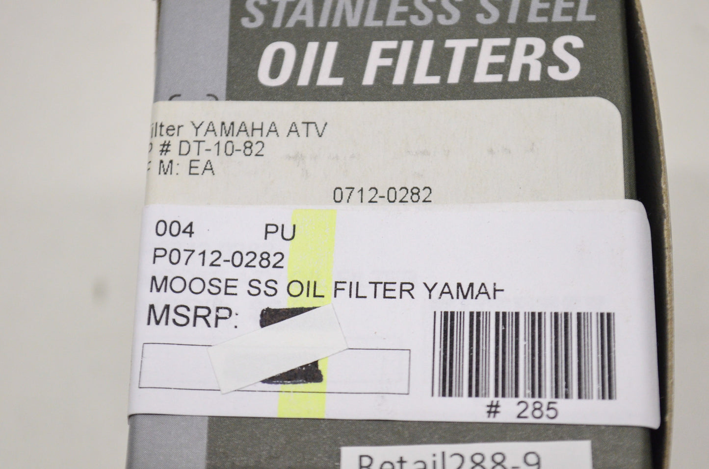 New Moose Stainless Steel Replacement Oil Filter Yamaha ATV
