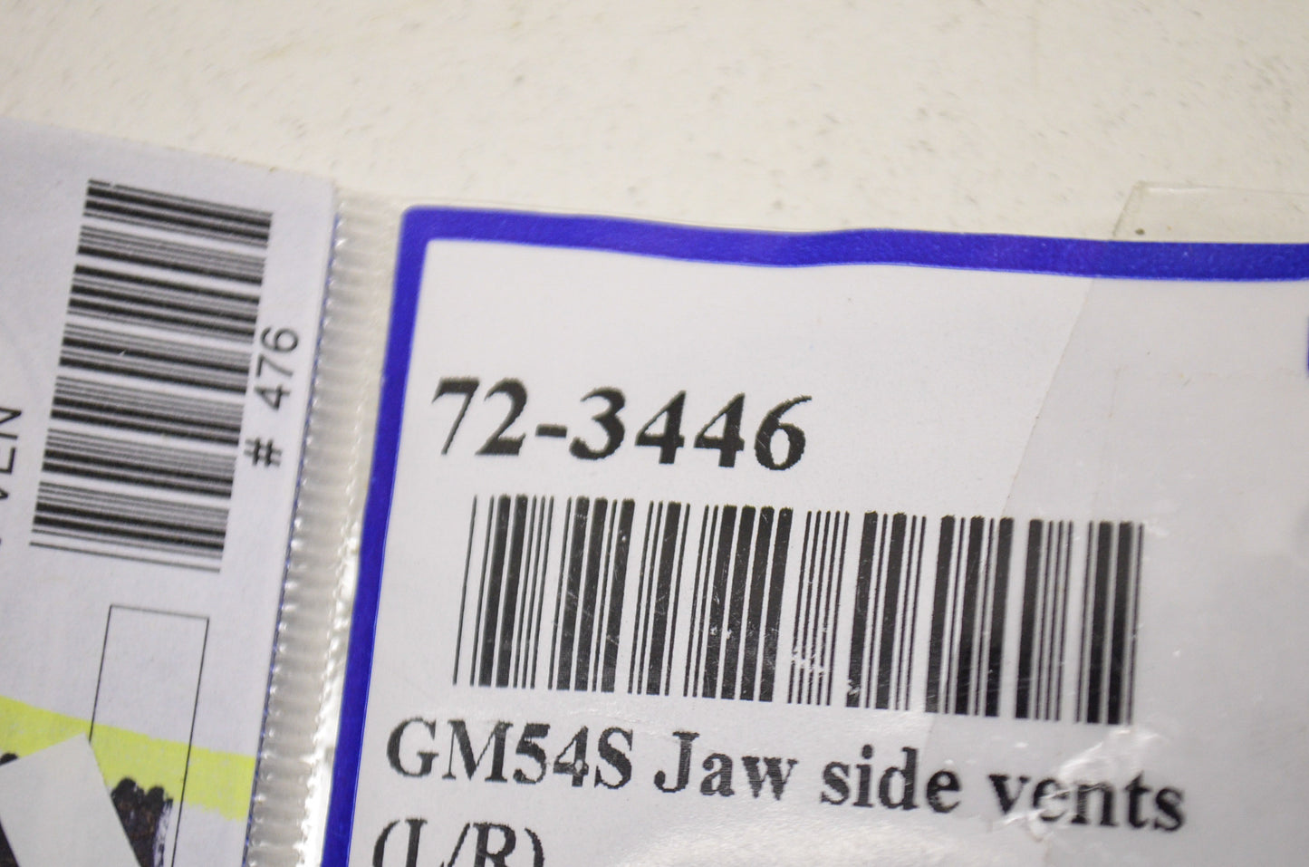 New Gmax GM54/S Jaw Left Right Side Vent Set