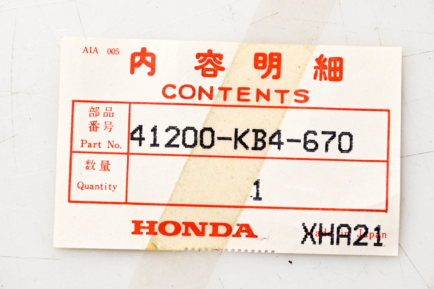 New OEM Honda 41200-KB4-670 Sprocket 32T NOS