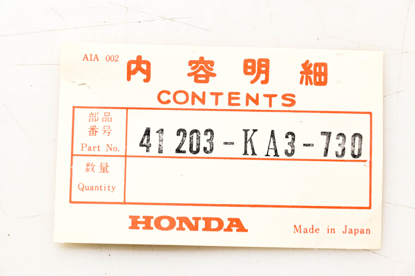 New OEM Honda 41203-KA3-730 Rear Sprocket 53T NOS