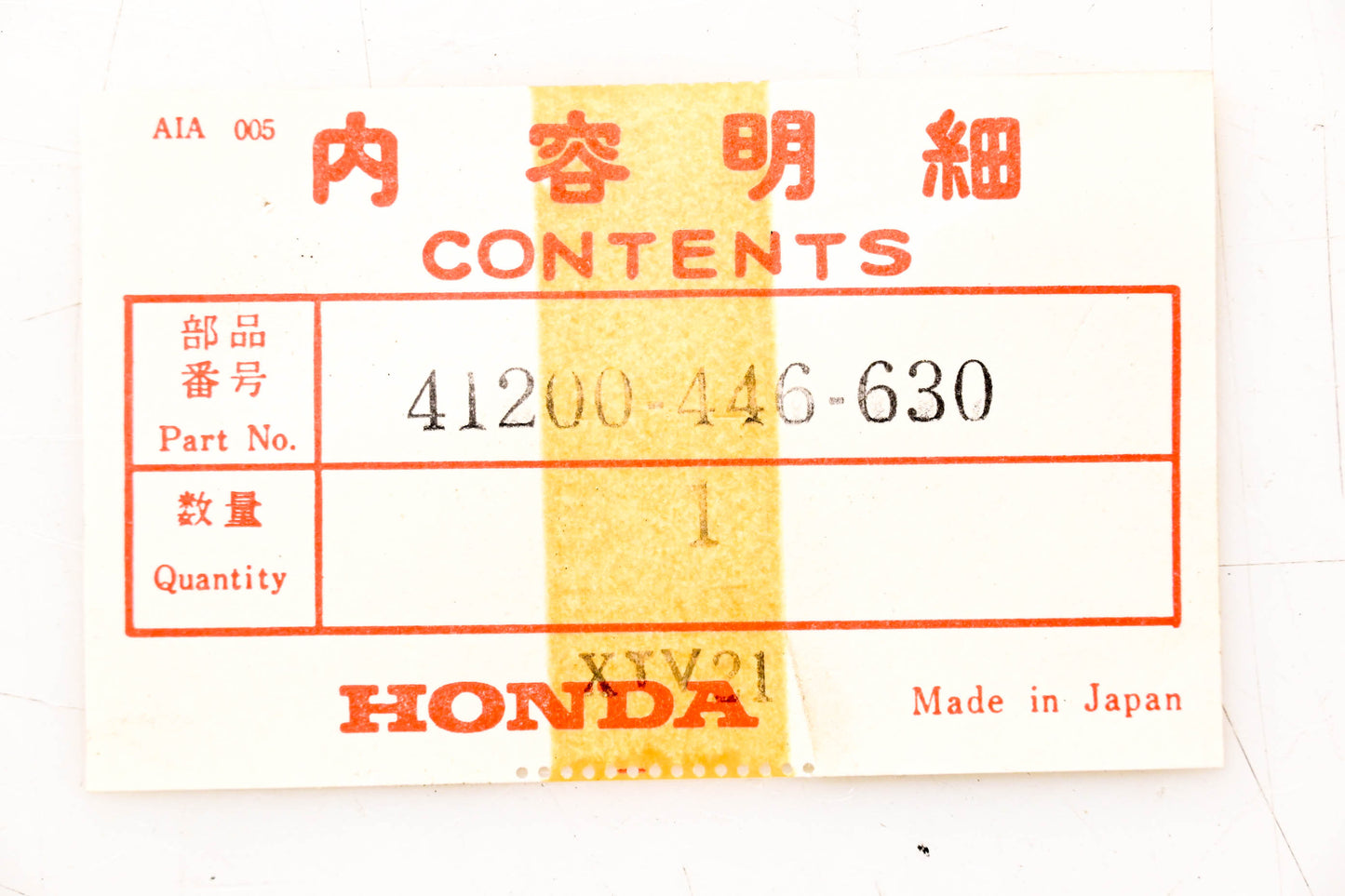 New OEM Honda 41200-446-630 Sprocket 50T NOS