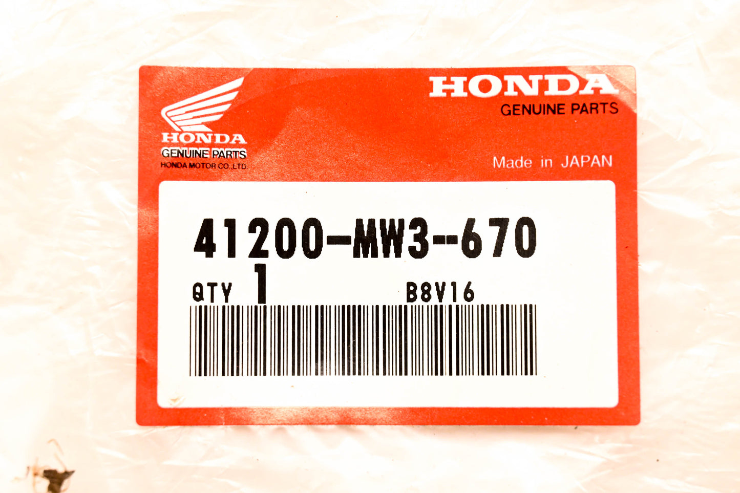 New OEM Honda 41200-MW3-670 Sprocket 38T NOS