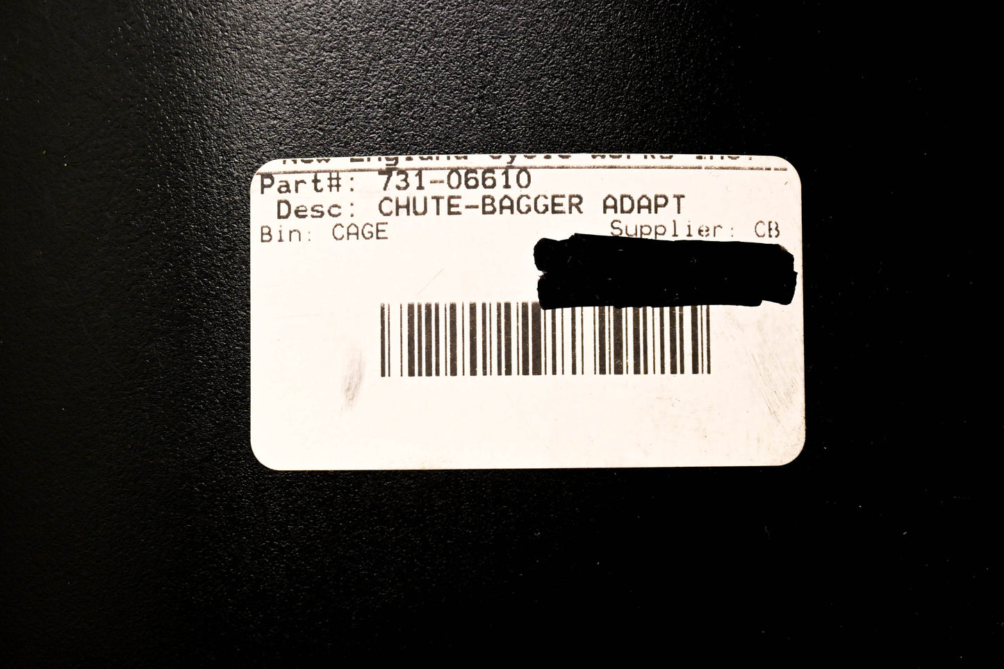 Cub Cadet 731-06610 Bagger Adapter Chute NOS
