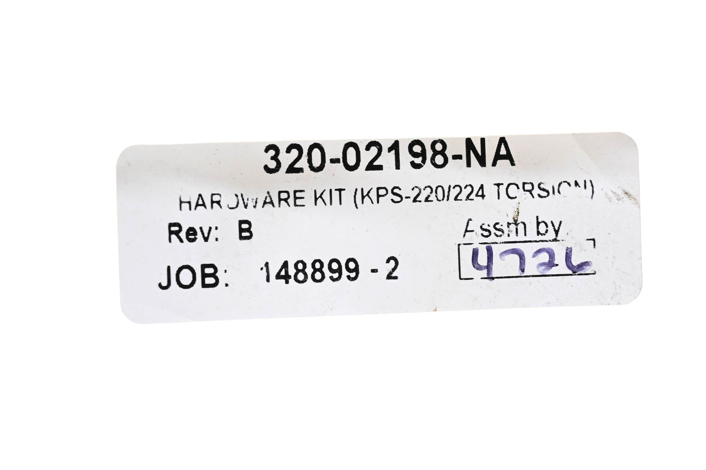 Karavan Trailers 320-02198 Hardware Kit NOS