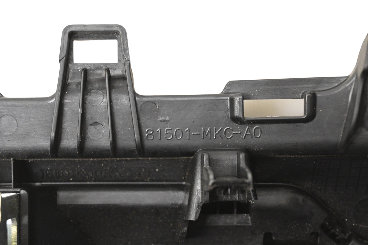 New OEM Honda 81501-MKC-A00 Saddlebag Rear Center Cowl Lock Panel NOS