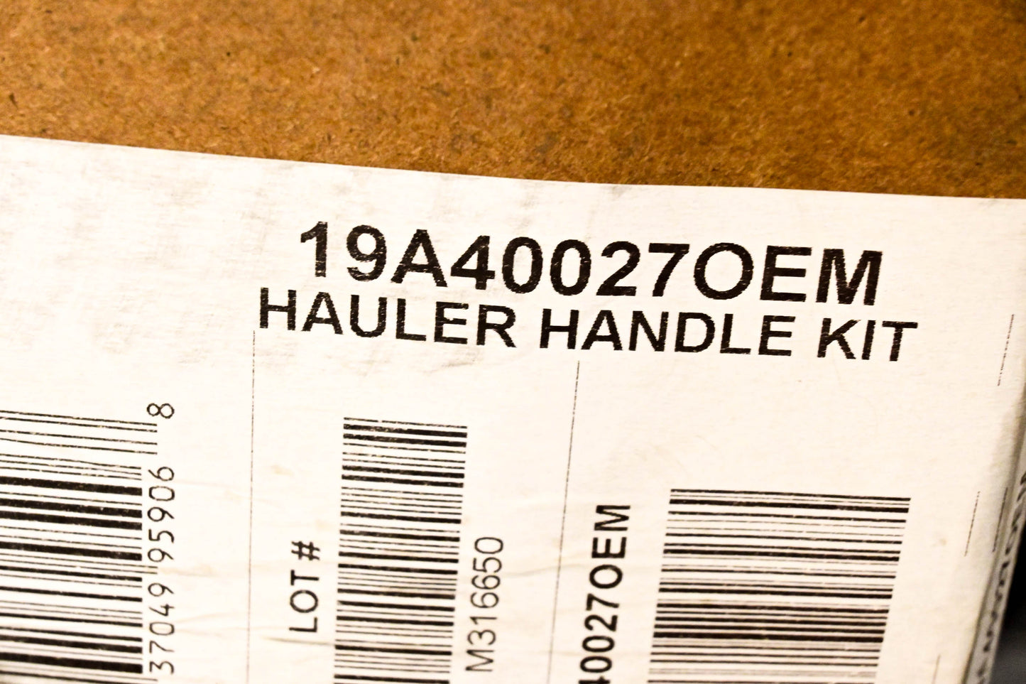 MTD 19A40027OEM Hauler Handle Kit NOS