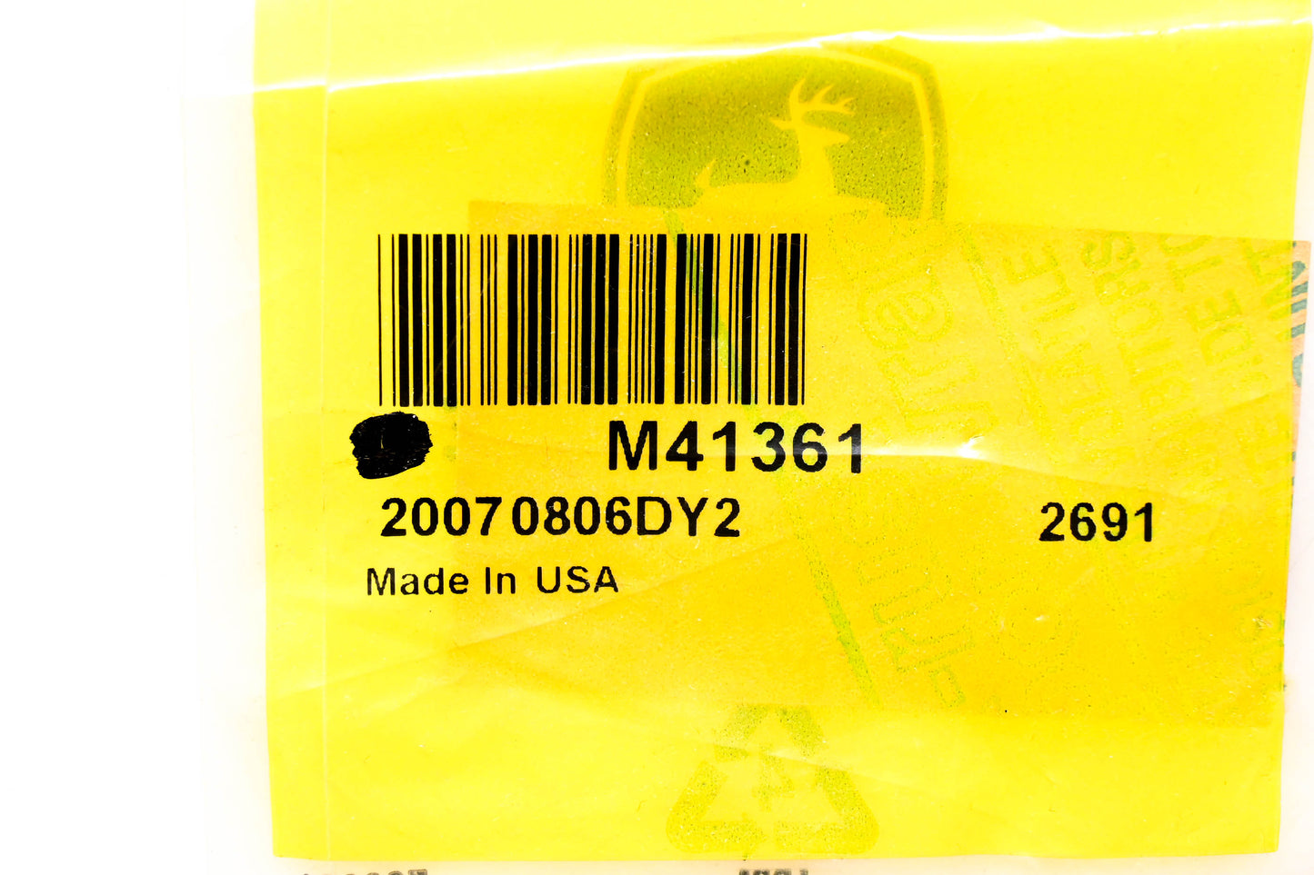New OEM John Deere M41361 Washer NOS