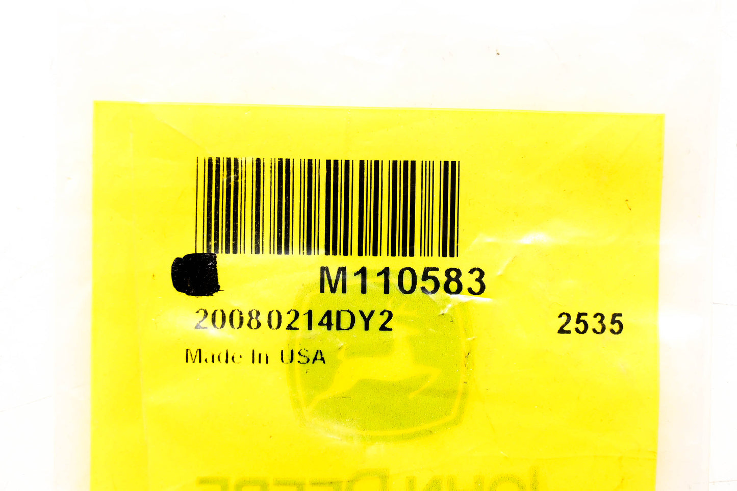 New OEM John Deere M110583 Shear Bolt Spacer NOS