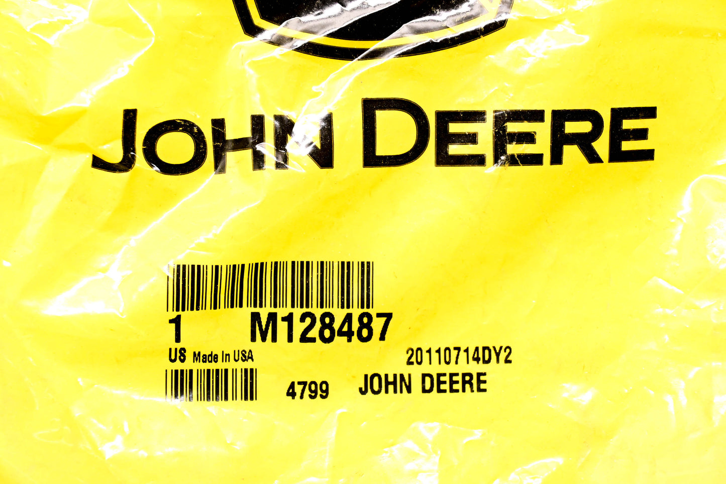 New OEM John Deere M128487 Pin Fastener NOS