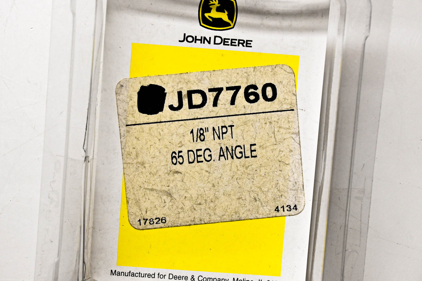 New OEM John Deere JD7760 Zerk Fittings Qty 3 NOS