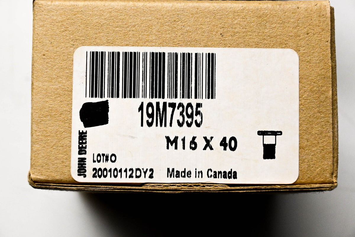 New OEM John Deere 19M7395 Cap Screw NOS