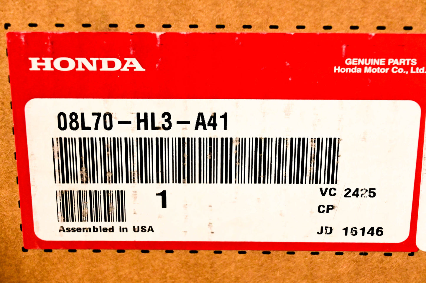 New OEM Honda 08L70-HL3-A41 Pioneer Winch Mount Kit NOS