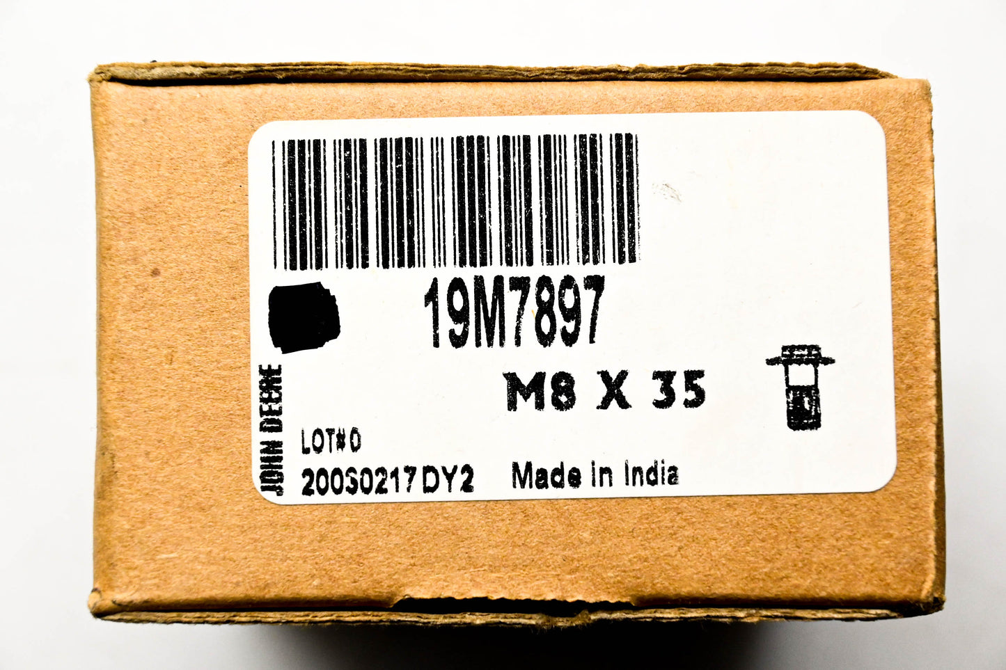 New OEM John Deere 19M7897 Cap Screw M8 x 35 NOS
