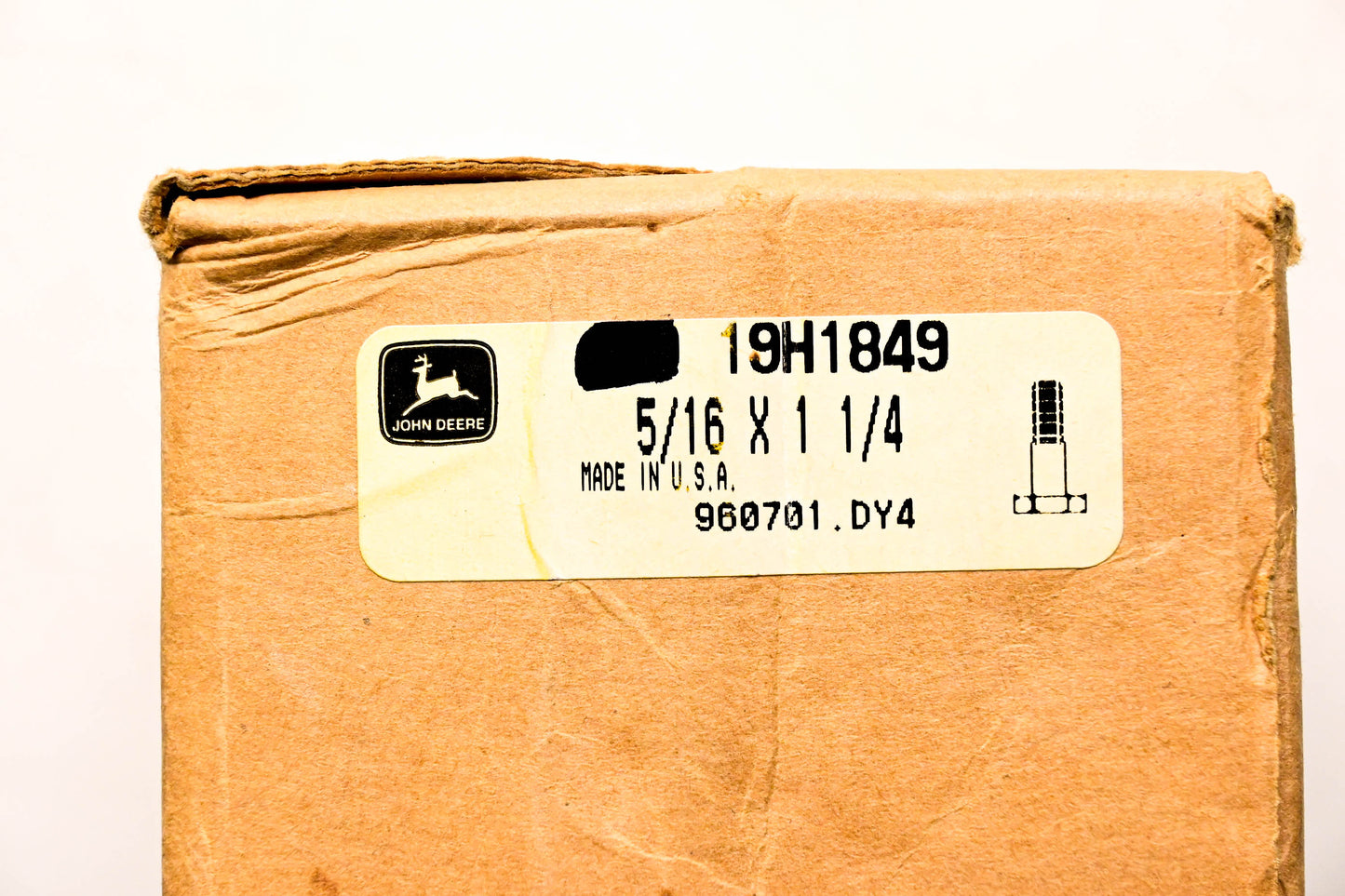 New OEM John Deere 19H1849 Cap Screw 5/16 x 1-1/4 NOS