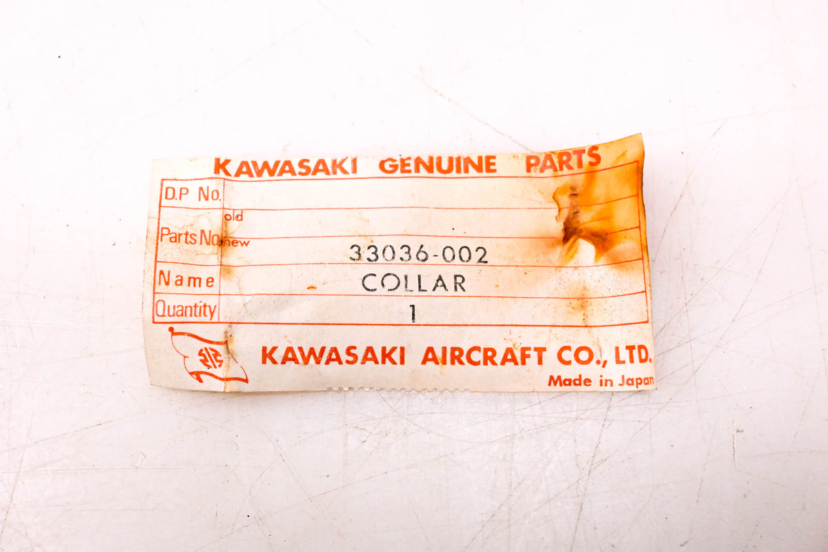 New OEM Kawasaki 33036-002 Swing Arm Collar NOS