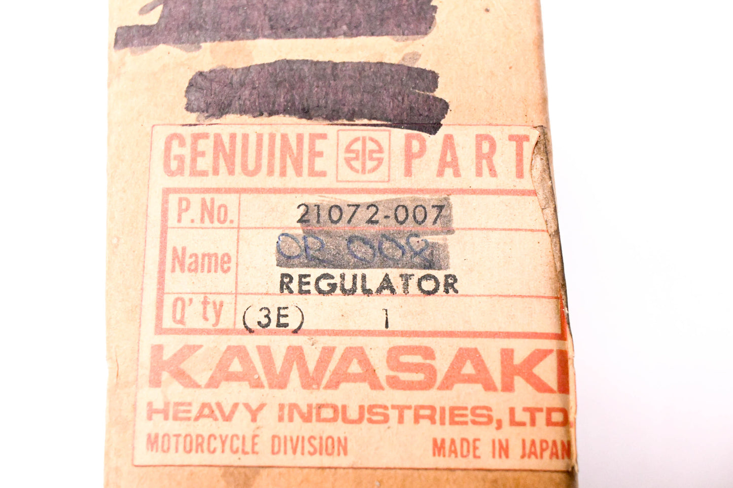 New OEM Kawasaki 21072-007 Regulator NOS