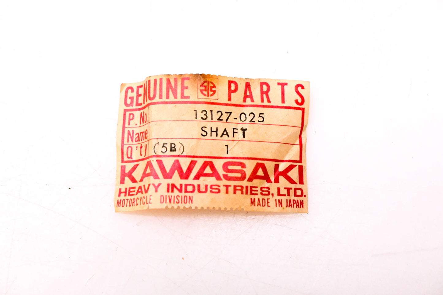 New OEM Kawasaki 13127-025 Drive Shaft NOS