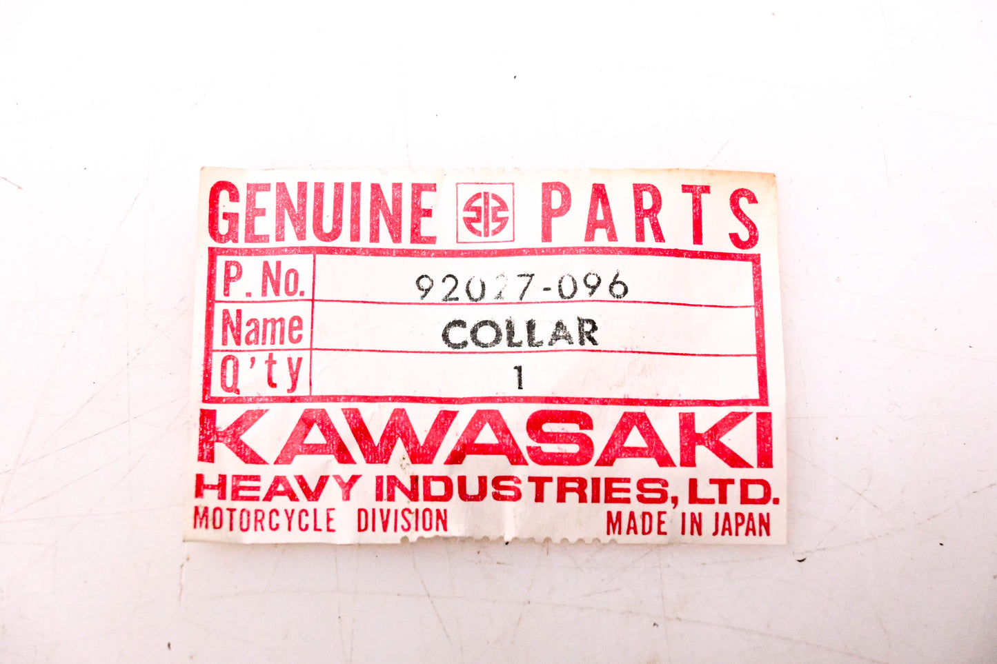 New OEM Kawasaki 92027-096 Engine Sprocket Collar NOS