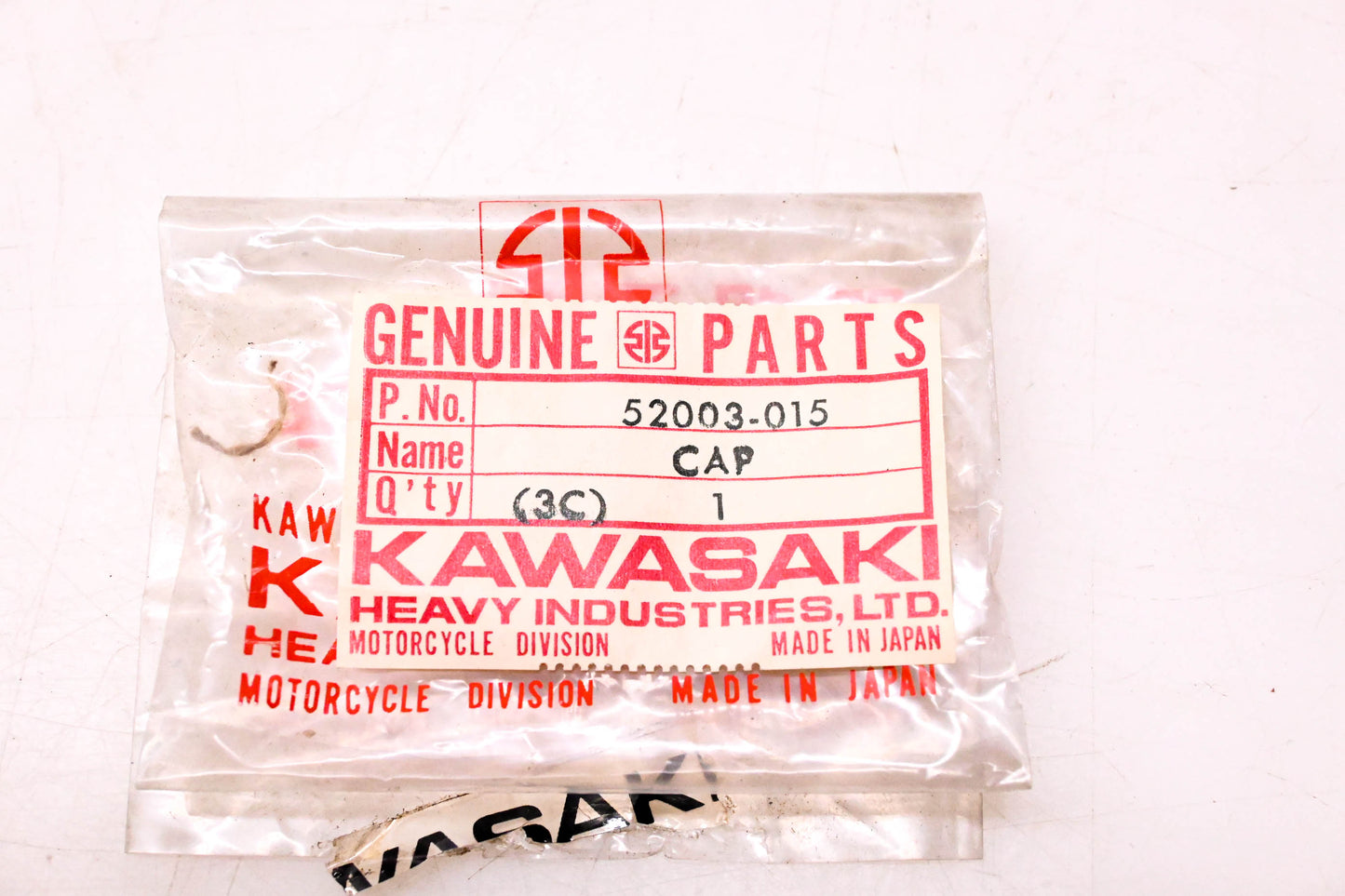 New OEM Kawasaki 52003-015 Oil Tank Cap NOS