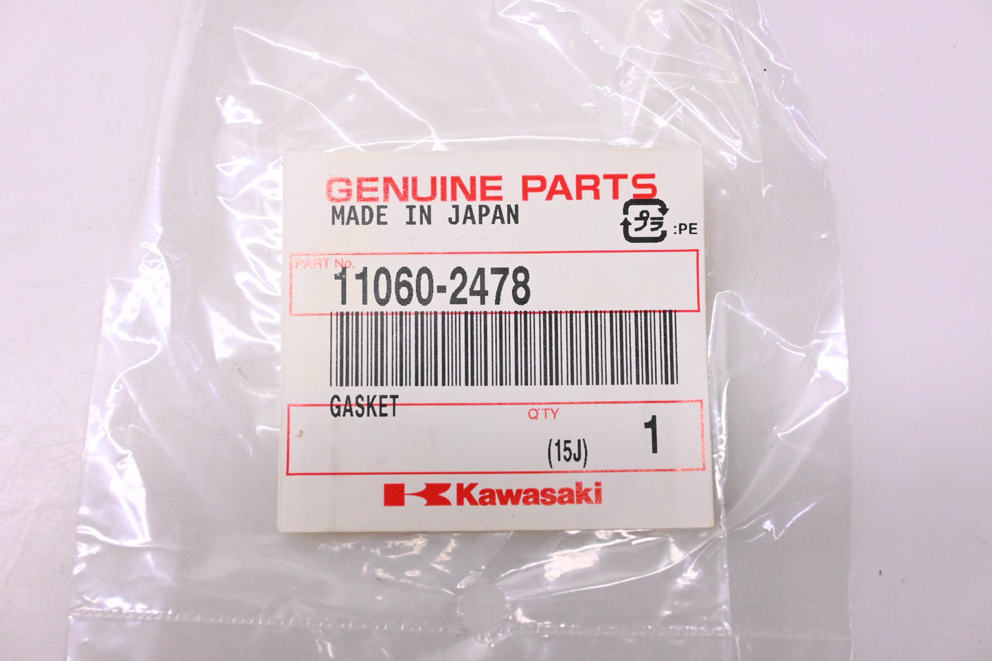 New OEM Kawasaki 11060-2478 Carburetor Mount Gasket NOS