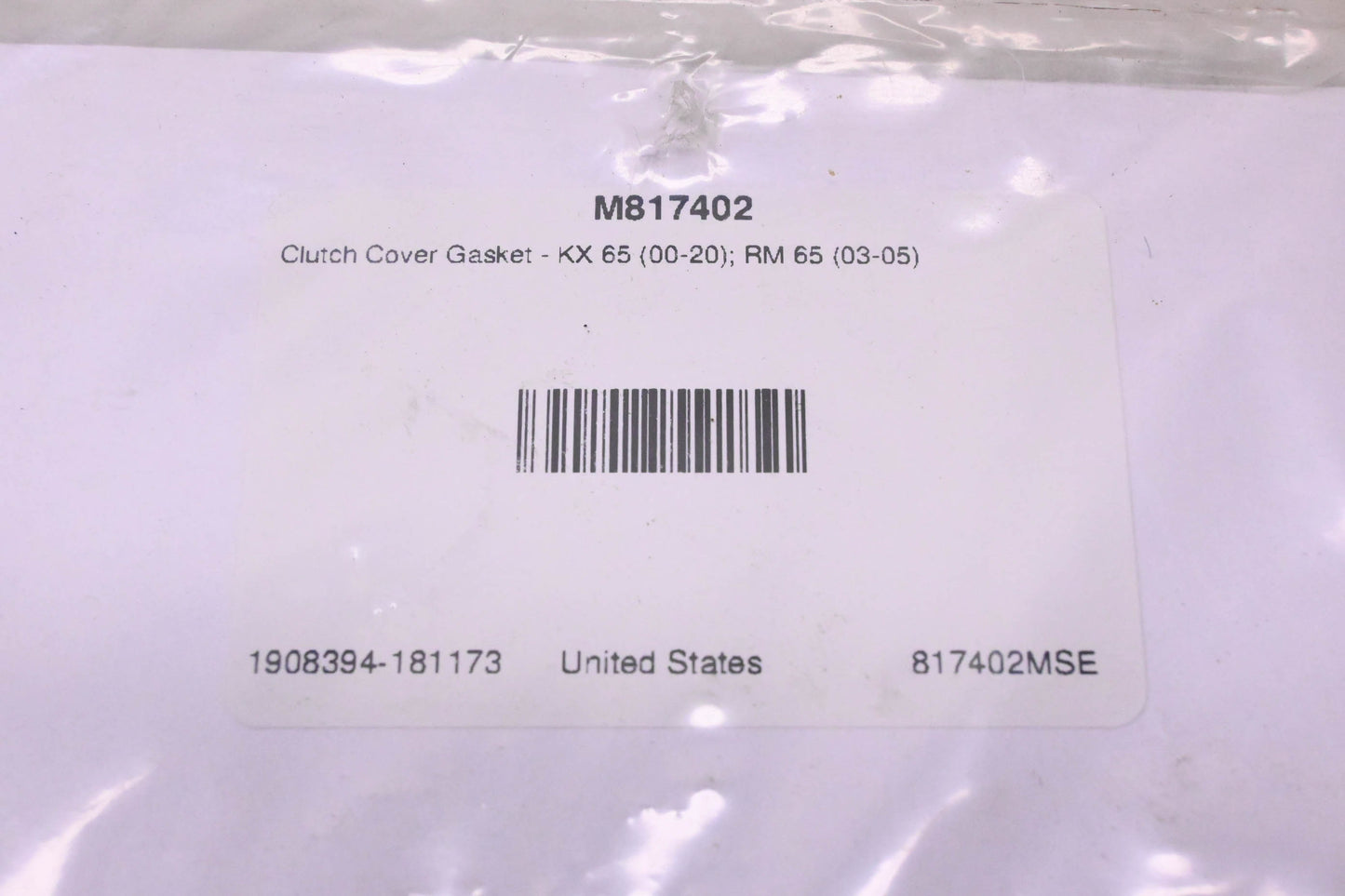 Moose Racing M817402, 817402MSE Clutch Cover Gasket NOS