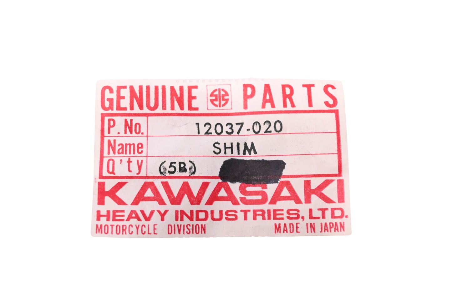 New OEM Kawasaki 12037-020 Valve Tappet Shim 2.95MMx 29MM NOS