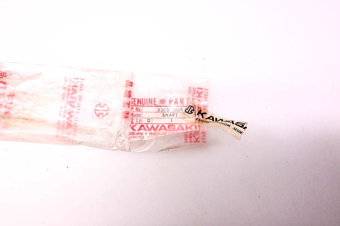 New OEM Kawasaki 33032-008 Swing Arm Shaft Pivot NOS