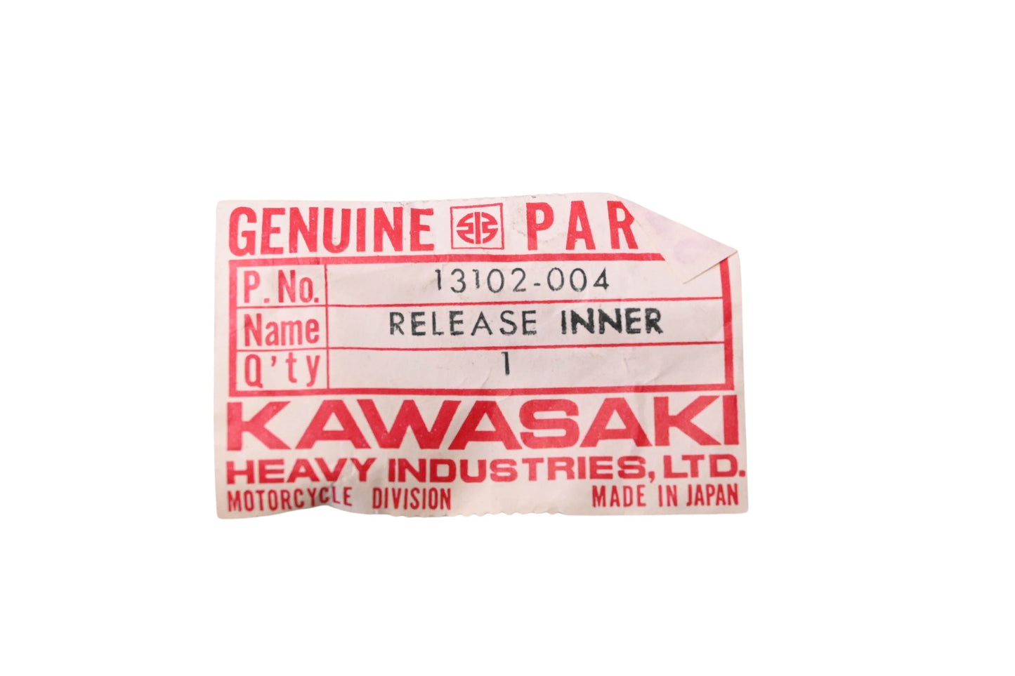 New OEM Kawasaki 13102-004 Inner Clutch Release NOS