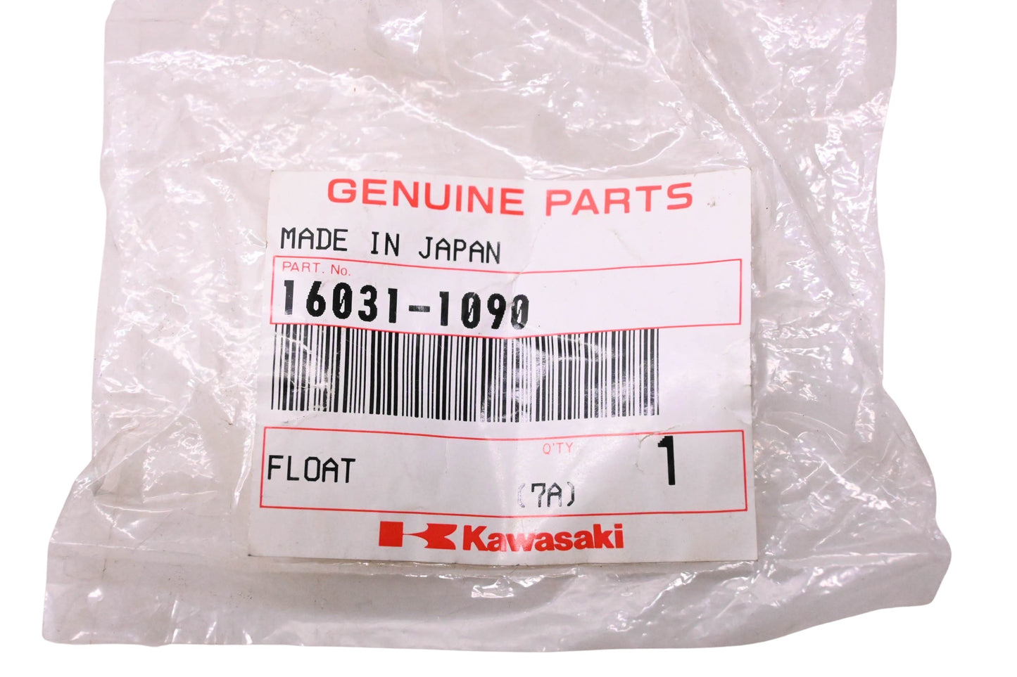 New OEM Kawasaki 16031-1090 Carburetor Float & Pin NOS