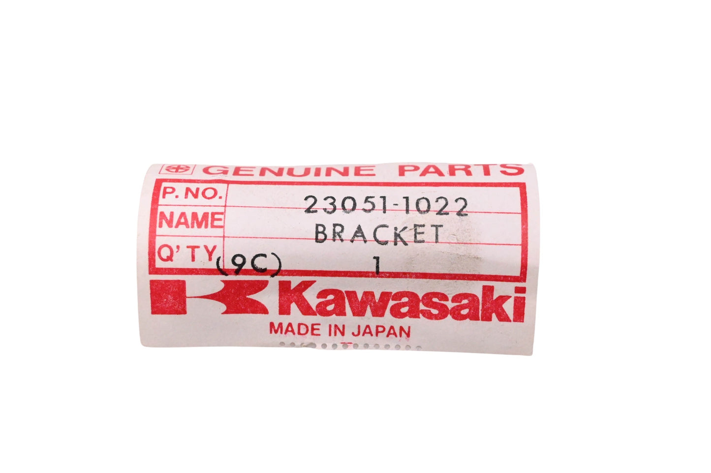 New OEM Kawasaki 23051-1022 Front Turn Signal Bracket NOS