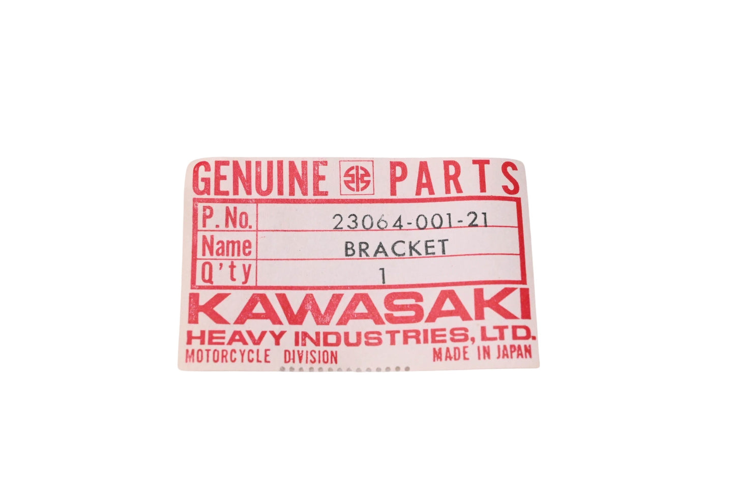 New OEM Kawasaki 23064-001-21 Headlight Bracket NOS