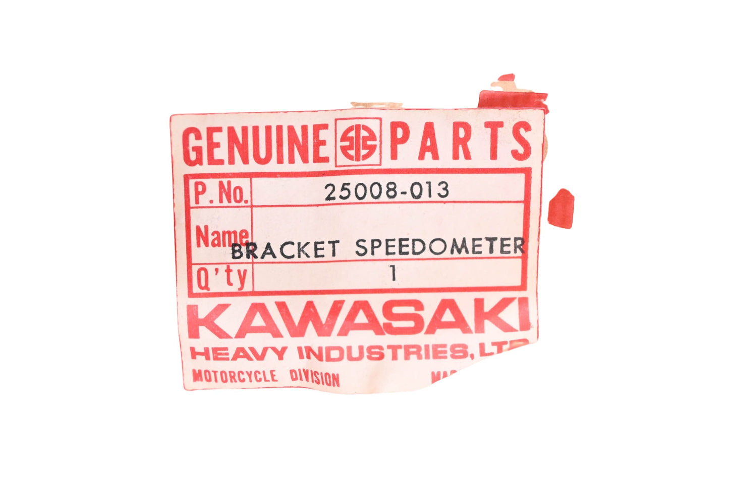 New OEM Kawasaki 25008-013 Speedometer Bracket NOS