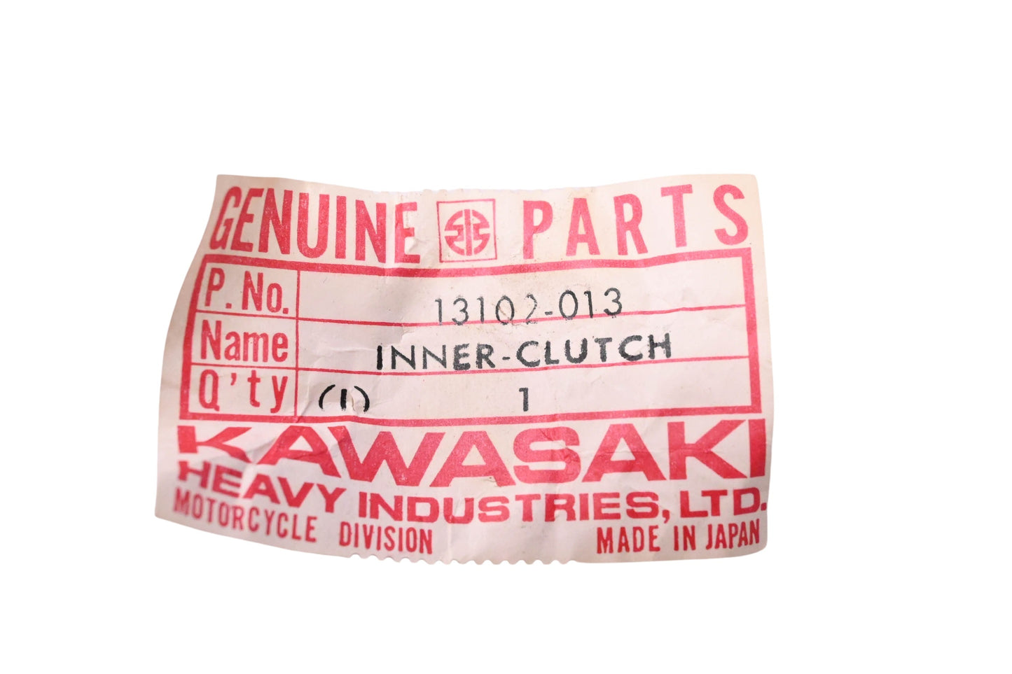 New OEM Kawasaki 13102-013 Inner Clutch Release NOS