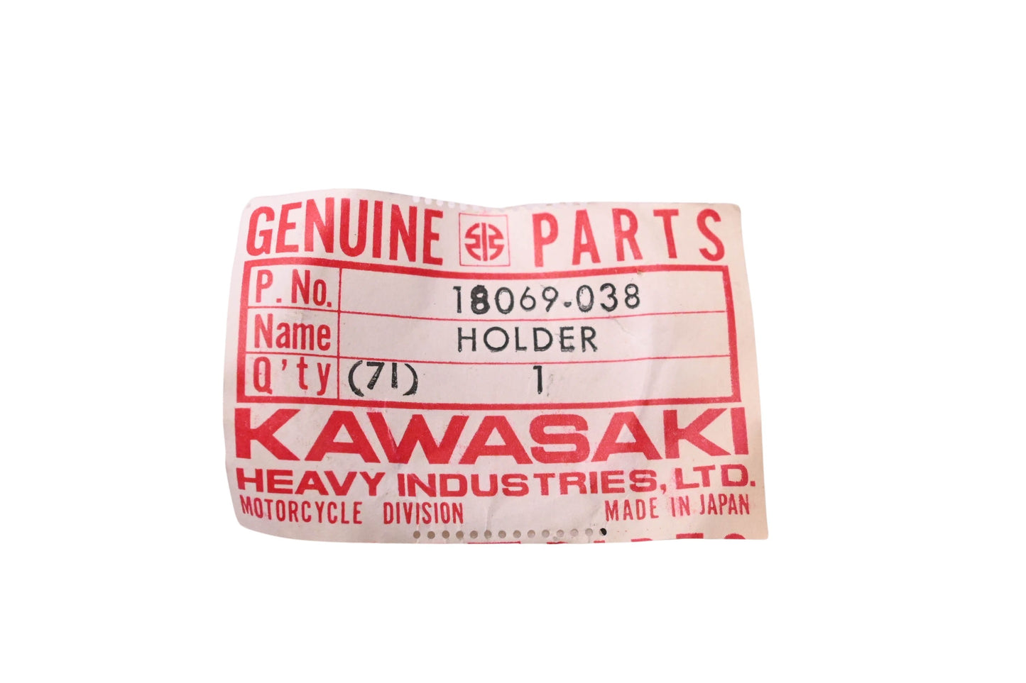 New OEM Kawasaki 18069-038 Exhaust Pipe Holder NOS