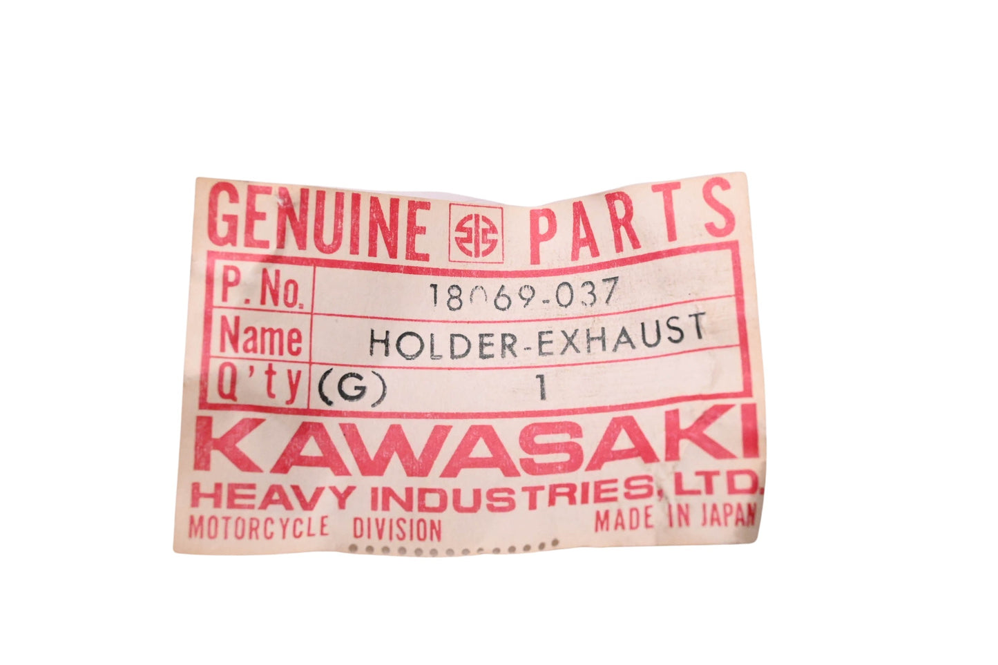New OEM Kawasaki 18069-037 Exhaust Flange Holder NOS