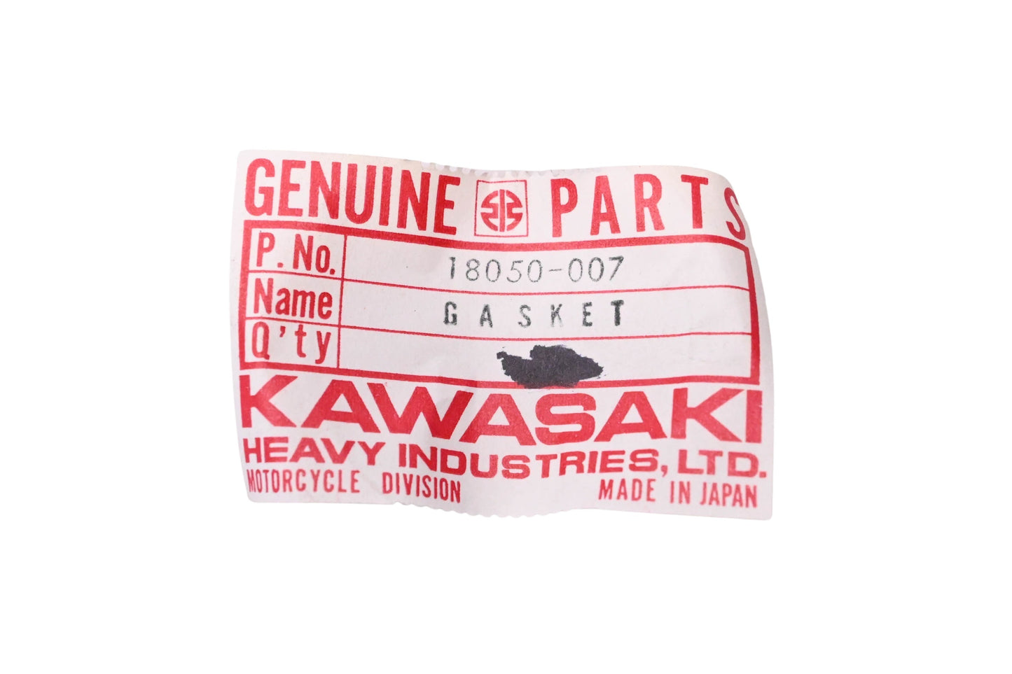New OEM Kawasaki 18050-007 Exhaust Holder Gaskets Qty 5 NOS