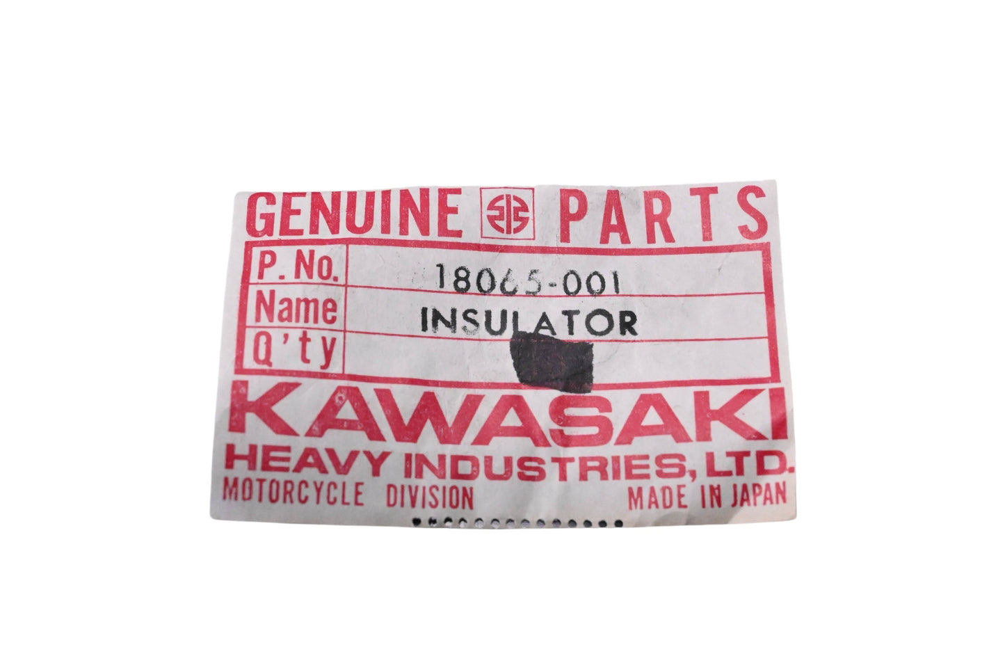 New OEM Kawasaki 18065-001 Exhaust Heat Insulators Qty 2 NOS