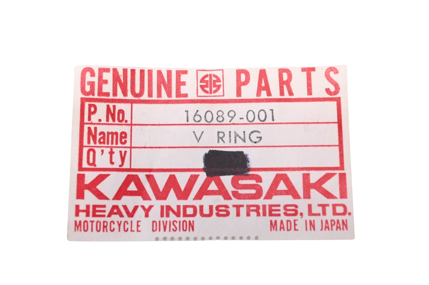 New OEM Kawasaki 16089-001 Cam Shaft Oil Seal NOS